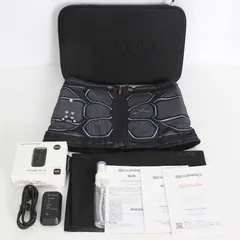 【美品】MTG SIXPAD Powersuit Core Belt SE-BS-00B-M ホームジム対応モデル Mサイズ シックスパッド パワースーツ コアベルト 本体のサムネイル