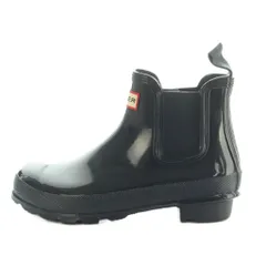 ハンター HUNTER オリジナル チェルシーブーツ サイドゴア レインブーツ ショートブーツ US6 23.0cm 濃紺 WFS1043RGL /MI ■OS ■SH
