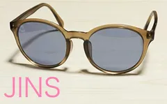 管理No.863 11 JINSサングラス LRF-21S-109AC セルフレーム フルリム ブラウン