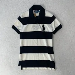 POLO RALPH LAUREN ビックポニー ストライプ 半袖ポロシャツ