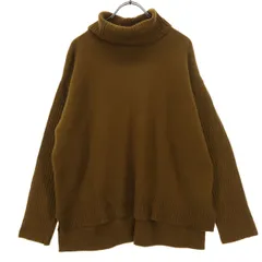 BEAMS LIGHTS ビームスライツ ウール混 長袖 タートルネック ニット ブラウン系 レディース 古着のサムネイル