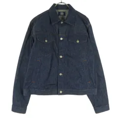 J.PRESS ジェイプレス 長袖 デニムジャケット L ブルー メンズ 古着