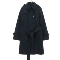 UNIQLO ユニクロ 長袖 トレンチコート M ネイビー レディース 古着のサムネイル