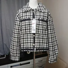 8seconds レディースツイードCHECK ジャケット