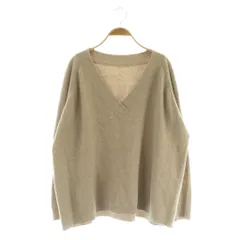 ドゥーズィエムクラス DEUXIEME CLASSE ミドルゲージボリュームニット セーター 長袖 Vネック ベージュ /MY ■OS ■SH
