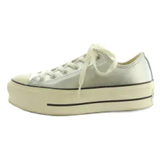 コンバース CONVERSE LEATHER ALL STAR R LIFTED OX スニーカー シューズ レザー US4.5 23.5cm シルバーカラー 31314280 /MI ■OS