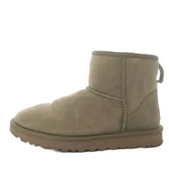 アグ オーストラリア UGG australia クラシック ミニ Classic Mini II ムートンブーツ ショート スエード US8 ベージュ 1016222 /YO11