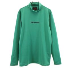 BRIEFING モックネックシャツ グリーン L - メルカリ