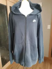 ナイキ フードジップアップ ネイビー