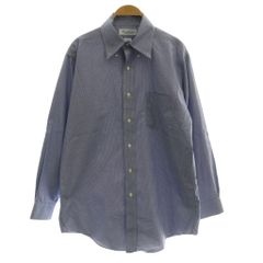 ブルックスブラザーズ BROOKS BROTHERS ワイシャツ 15-30/31 紺 ネイビー 白 ホワイト /SS ■OS ■ECE003