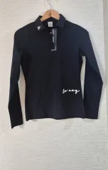 ルコックスポルティフ レディース 長袖 KARA（カラ） ゴルフ Tシャツ ブラック