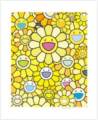 村上隆 エディションサイン入り版画「お花の森」 - メルカリ