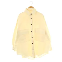 サクラ SAKULA 25SS ハイカウントコットンギャバジンジャケットシャツ 長袖 38 アイボリー /DO ■OS