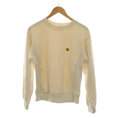 チャンピオン CHAMPION スウェット トレーナー M 白 ホワイト 長袖 無地 ロゴ刺繍 /LP ■GY17