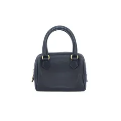 【中古】美品 CELINE Mini Boston Bag ヴィンテージ セリーヌ ミニボストンバッグ ネイビー