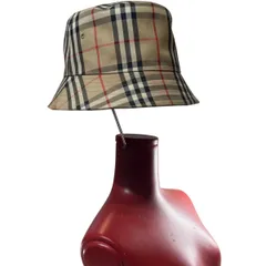 【中古】バーバリー 帽子 メンズ MH 2 PANEL BUCKET HAT:117330 バケットハット ARCHIVE BEIGE　※シミありのサムネイル