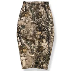 リアルツリー ★カーゴパンツ ★リアルツリーカモフラージュ ★ブラウン ★ミリタリーパンツ ★極太 ★ワイドパンツ★古着 ★used ★Y2K ★迷彩 ★柄パンツ ★ドローコード ★茶色