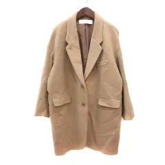 ジャーナルスタンダード JOURNAL STANDARD チェスターコート シングル ロング 総裏地 ウール ベージュ /MN