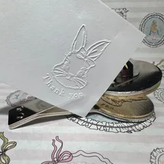 106【うさぎサンキュー】エンボッサープレートのみ