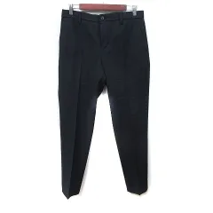 グローバルワーク GLOBAL WORK スラックスパンツ L 黒 ブラック /YI