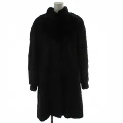 サガミンク SAGA MINK 銀サガ ファーコート ブラックミンクファー 毛皮 ロング丈 /GG ■GY17