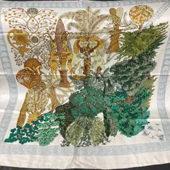 【HERMES】エルメス スカーフ カレ90 木の伝説 スカーフ