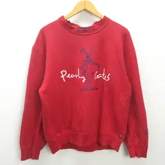 g■パーリーゲイツ/PEARLYGATES スウェットシャツ/ゴルフウエア【2】赤/men's/55【中古】■のサムネイル