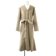 セルフォード CELFORD フーディマーメードリバーコート ロング 36 グレージュ /HK ■OS