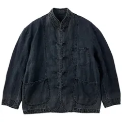 PORTER CLASSIC ポータークラシック BLACK LINEN CHINESE JACKET リネン チャイニーズジャケットのサムネイル