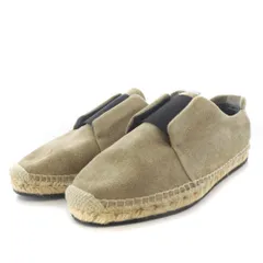 ピエールアルディ PIERRE HARDY スリッポン エスパドリーユ フラットシューズ スエード 40 ベージュ /YO1 ■SH