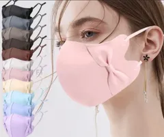 ひろ様同梱ページ リボンマスク ピンク、ベージュ、ブラック3点