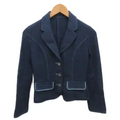 ハロッズ Harrods テーラードジャケット シングル 3B 麻 リネン混 紺  ネイビー 16100181 ■TCのサムネイル