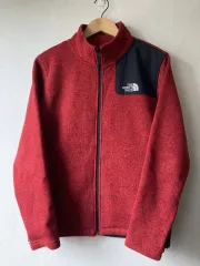 ザノースフェイス ニット フリース ジャケット / レッド サイズ 95