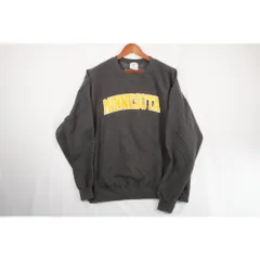 Champion ECO Authentic Minnesota Arch Logo Sweatshirt Dark Gray Men's 2XL XXL Loose Fit College Style Pullover Fleece