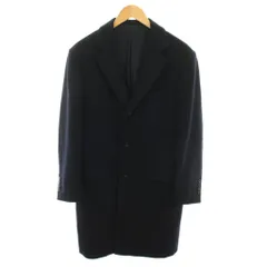 トゥモローランド TOMORROWLAND ピルグリム PILGRIM チェスターコート アウター カシミヤ混 46 紺 ネイビー 61-09-94-09109 /YT