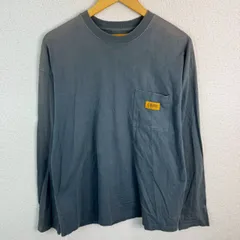 UNIVERSAL OVERALL ユニバーサルオーバーオール ロンT チャコール Lサイズ メンズ 古着 ワーク系 アメカジのサムネイル