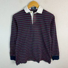 Polo by Ralph Lauren ポロバイラルフローレン ロンT ボーダー ネイビー 160サイズ 古着 アメカジ ストリート