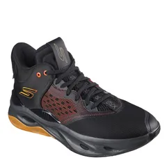 スケッチャーズ メンズ シューズ スニーカー メッシュ Skechers Durable Stability Mesh Comfort Coll LowTop Trainers Mens Black