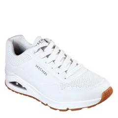 スケッチャーズ メンズ シューズ スニーカー Skechers UNO Stand On Air Mens Trainers Triple White ホワイト