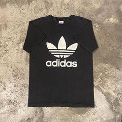 90s Adidas トレフォイルロゴ 鬼フェード 半袖 tシャツ カットソー 