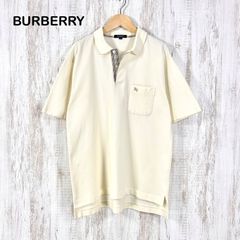 BURBERRY LONDON 鹿の子ポロシャツ M ノバチェック ホースロゴ - メルカリ