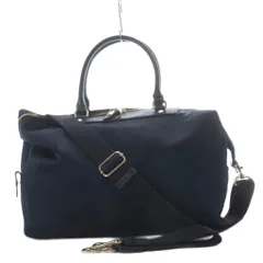 トプカピ TOPKAPI エルモ ナイロンツイル 3WAYボストンバッグ トートバッグ ショルダーバッグ 牛革 レザー ネイビー /YO21