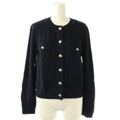 M-premier - 【値段交渉OK】 M-PREMIER BLACK ゴールドボタンニットジャケット エムプルミエ ブラック M-Premier BLACK ゴールドボタンニット