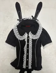 BODYLINE ウサミミ 半袖 ブラウス M ヴィンテージ