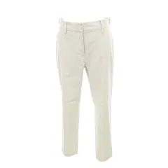 セオリーリュクス theory luxe 美品 麻混 スラックス パンツ ボトム 41-0106415-321-040 40 グレージュ