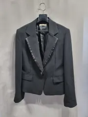 ブラック レディース スーツ ジャケット