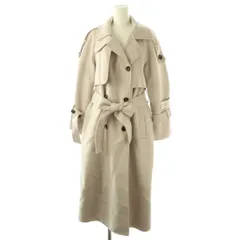 スナイデル SNIDEL ウロコカシミアスタンドカラーコート ロング 0 ライトグレージュ /HK ■OS