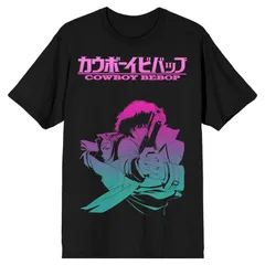 アニメキャラクター レディース トップス Tシャツ グラフィック Licensed Character Juniors Cowboy Bebop Spike Graphic Tee Black ブラック