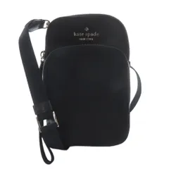 ケイトスペード KATE SPADE チェルシー ノース サウス デュアル ジップ フォン クロスボディ ショルダーバッグ 黒