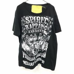 00s y2k パンク スカル アナーキー メッシュ デ コ Tシャツ グランジ